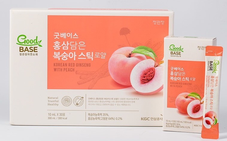 韓國正官莊高麗參6年根紅參液水蜜桃濃縮液